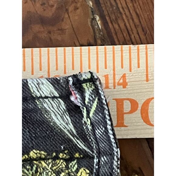 PILCRO Anthropologie Water Lily Jeans Pant •27• Botanical Floral High Wide Leg - Picture 7 of 13